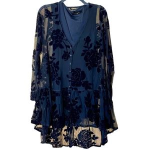 ALEMBIKA Sheer Overlay Shirt